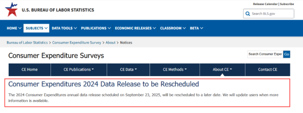 股票配资系统 美国年度消费者支出数据将推迟发布，美劳工统计局“罕见”拒绝解释原因